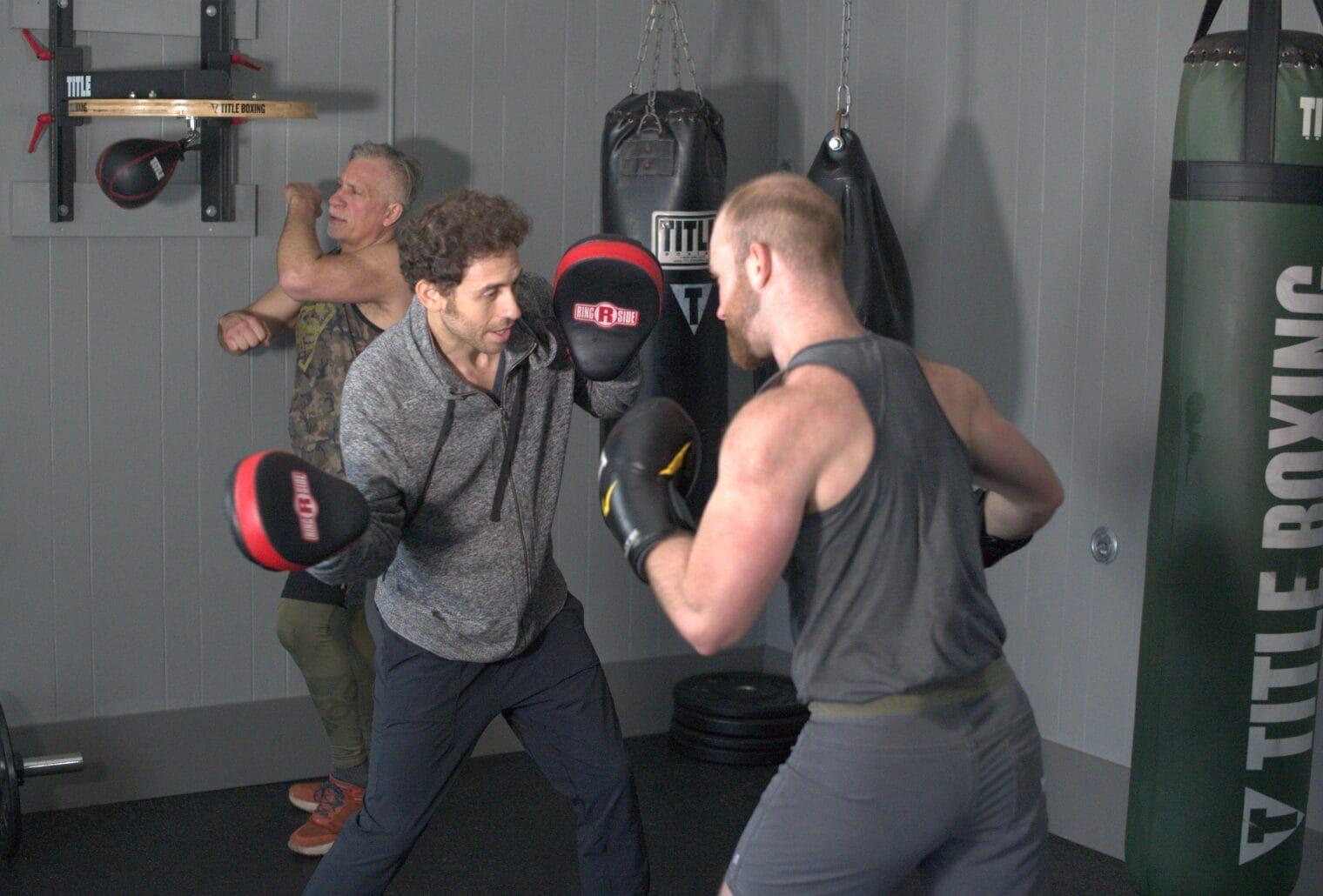 Boxing class at Strong Martha in West Tisbury